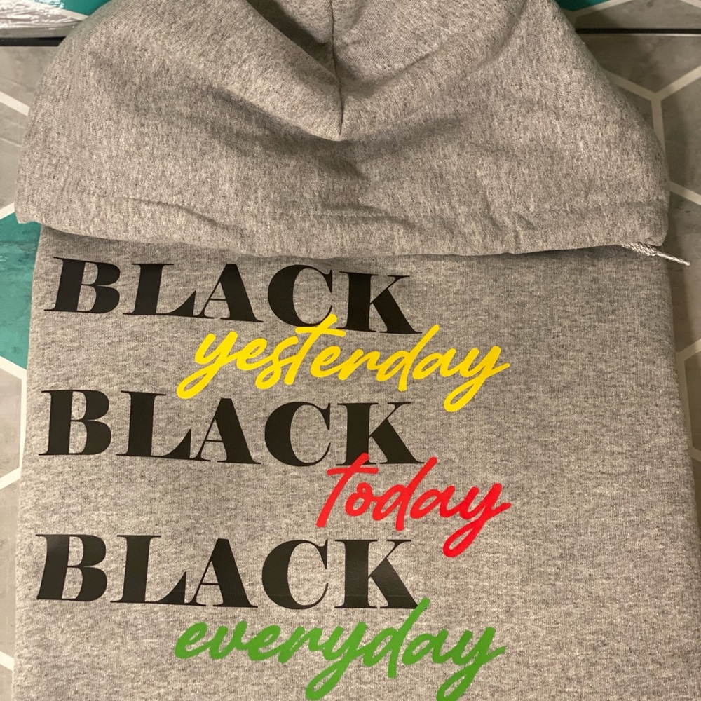 Customized gray hoodie
